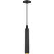 Mick De Giulio Sottile LED Nightshade Black Pendant Ceiling Light, Integrated LED