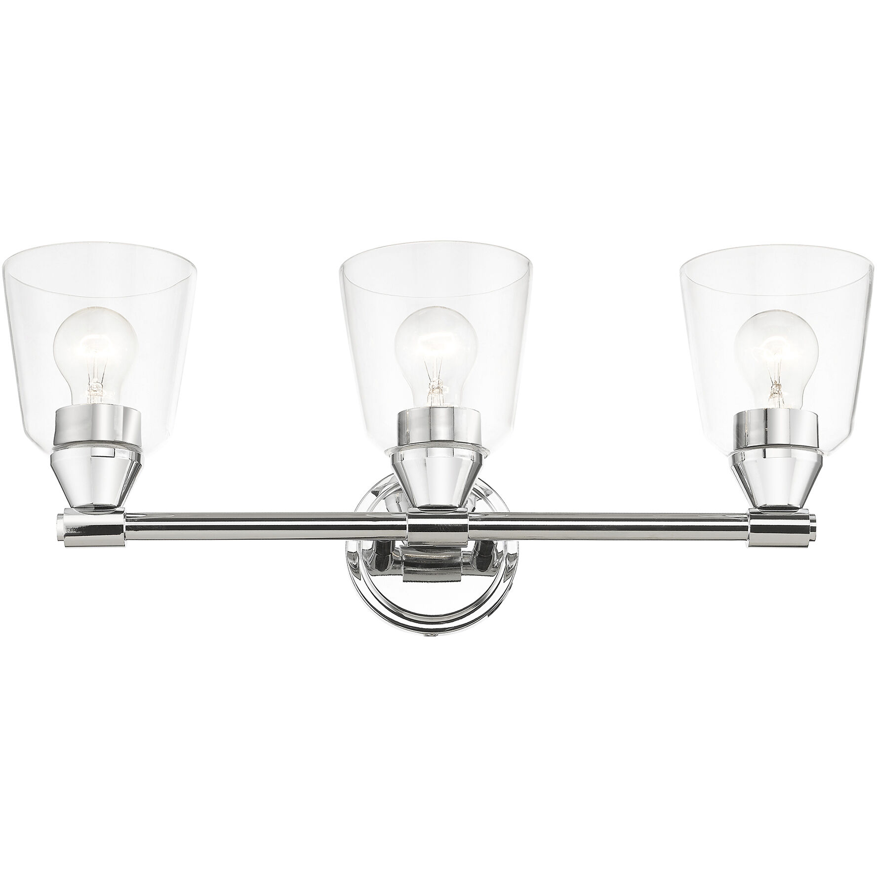 Catania 3 Light 23 inch Polished Chrome Vanity Sconce Wall Light