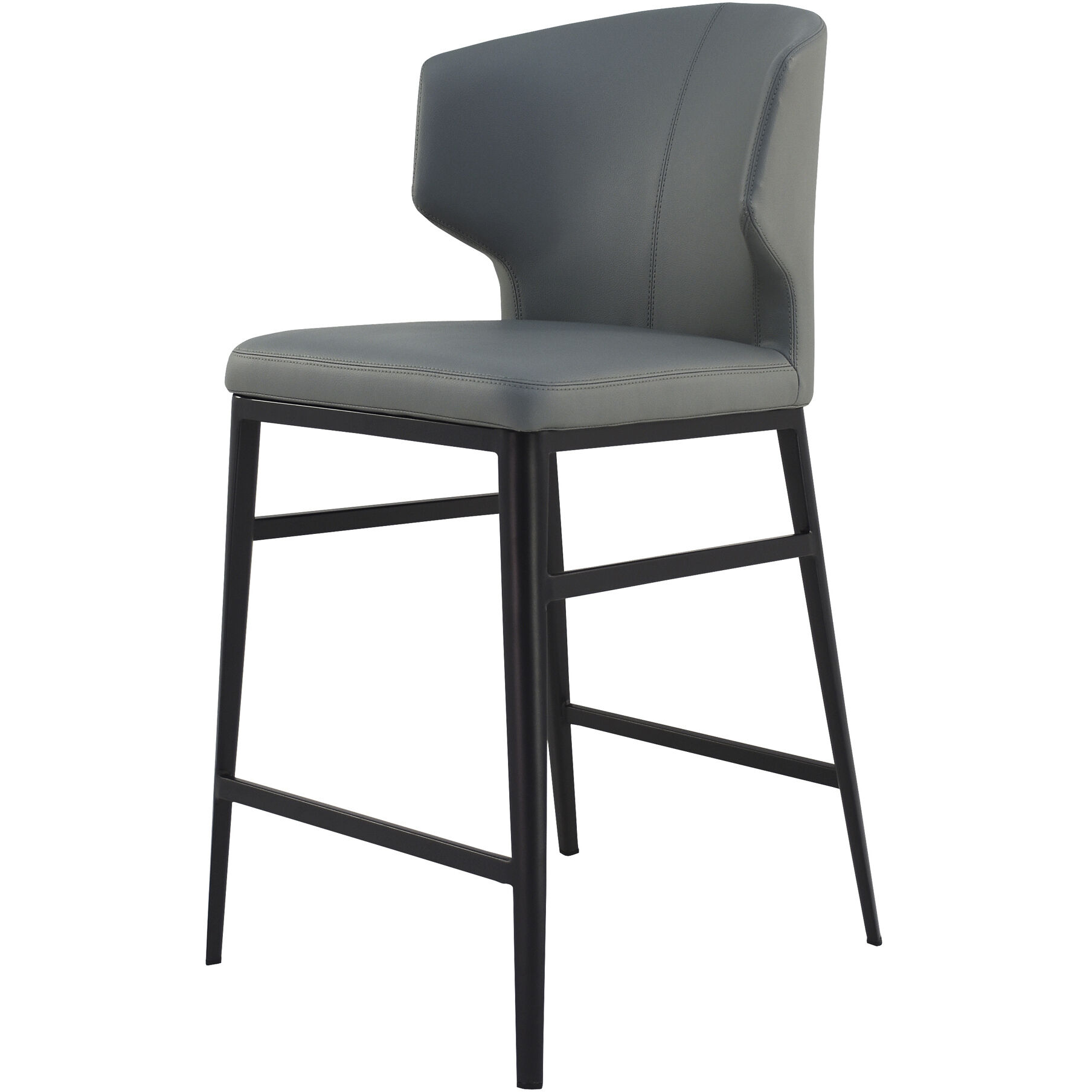 Delaney 39 inch Grey Counter Stool