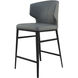Delaney 39 inch Grey Counter Stool