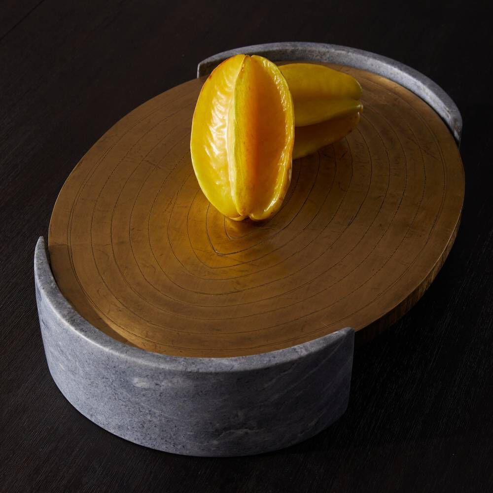 Adelaide 19.5 X 3.5 inch Gray Tray