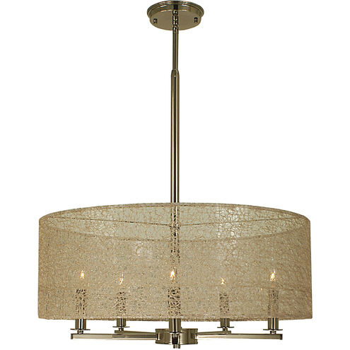 Chloe 5 Light 22 inch Polished Nickel Dining Chandelier Ceiling Light