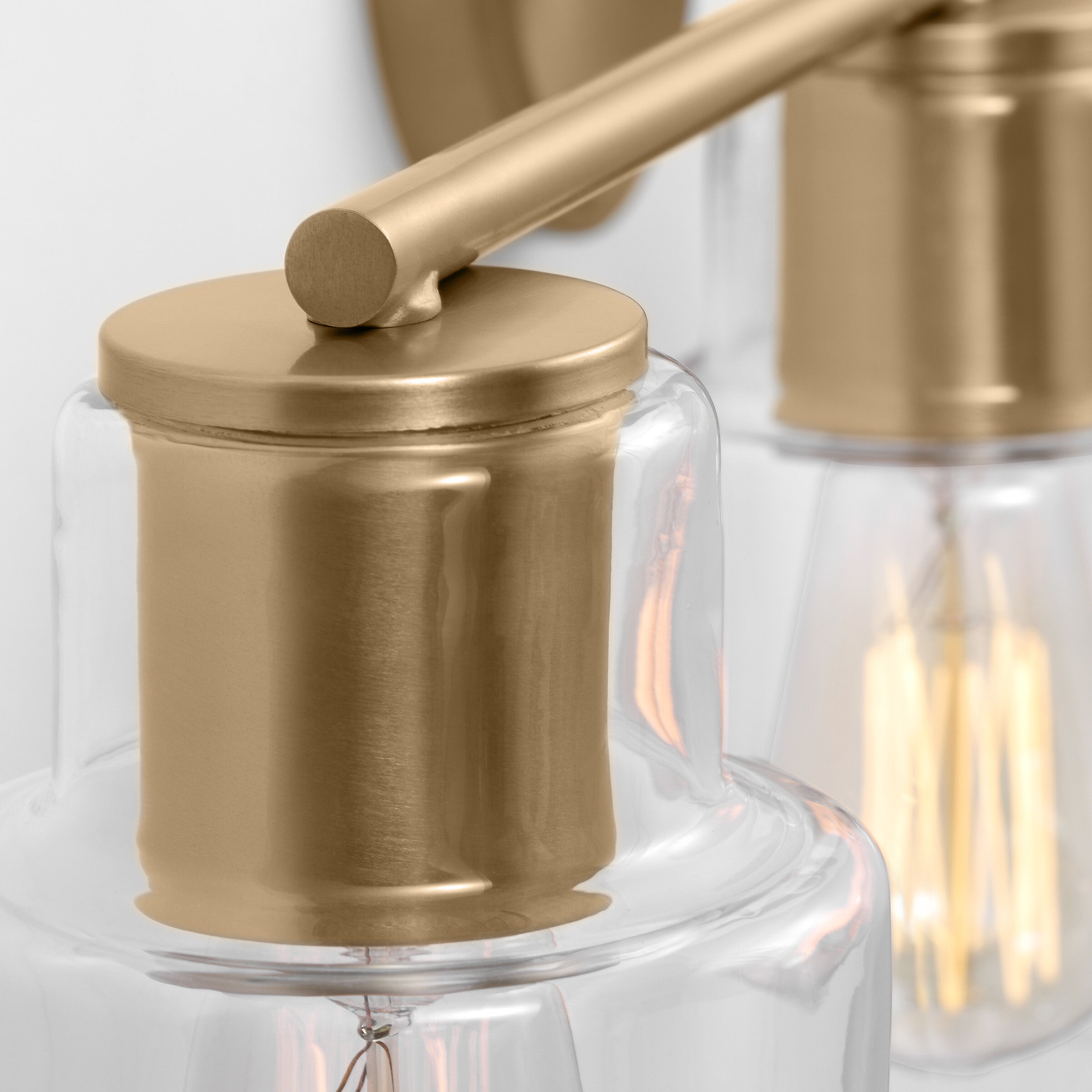 Drew & Jonathan Sayward 4 Light 32.38 inch Satin Brass Wall Bath Fixture Wall Light