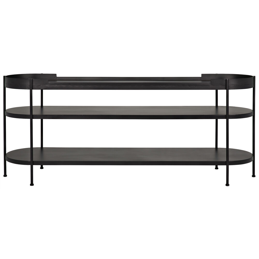 Cassio 79 X 20 inch Matte Black Console