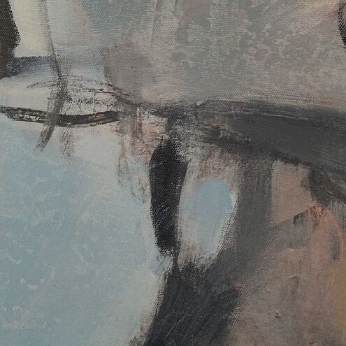 Roseline White/Beige/Pink/Black Canvas Art