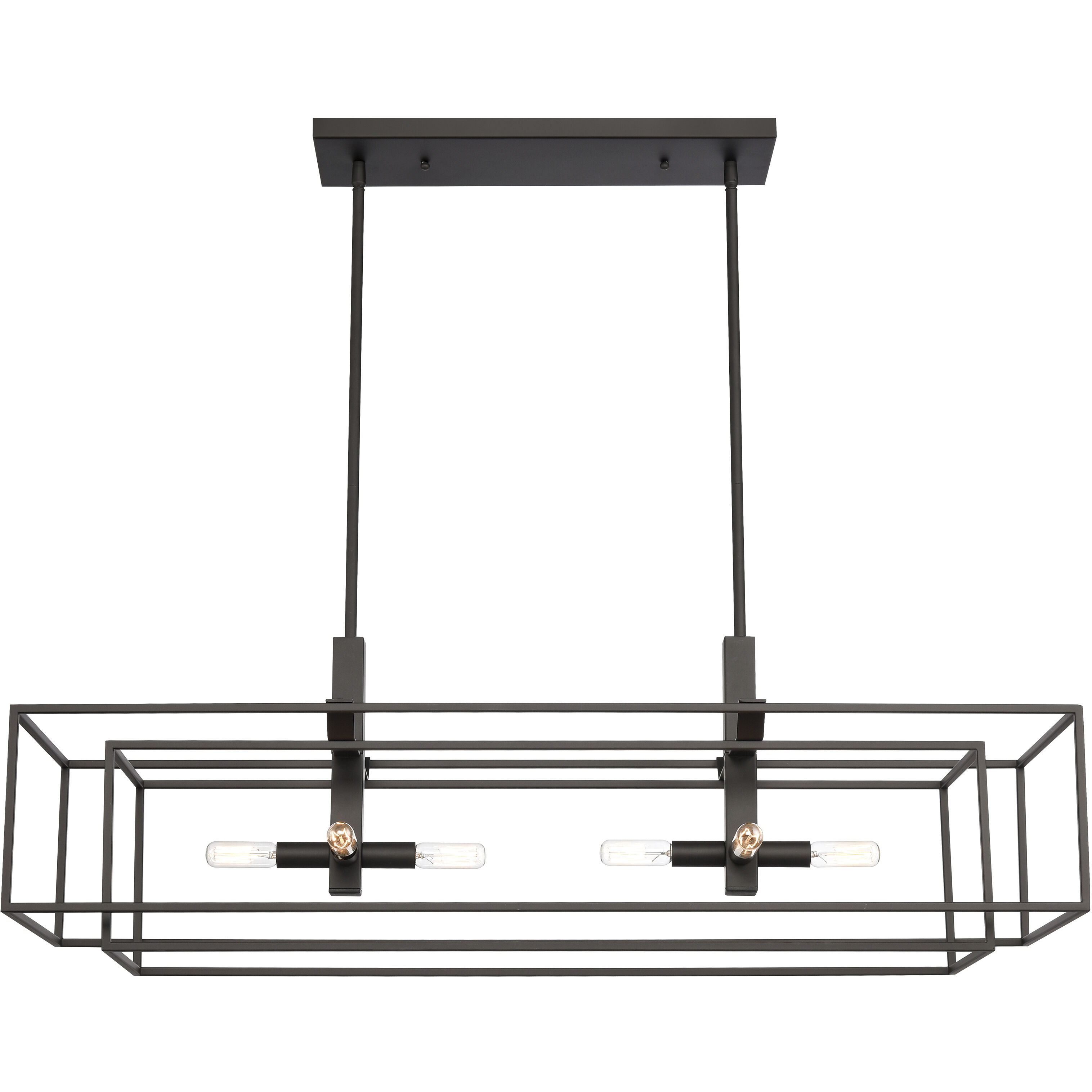 Oil rubbed bronze linear chandelier hotsell