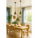 Banana Leaf 1 Light 9 inch Banana Leaf Mini Pendant Ceiling Light