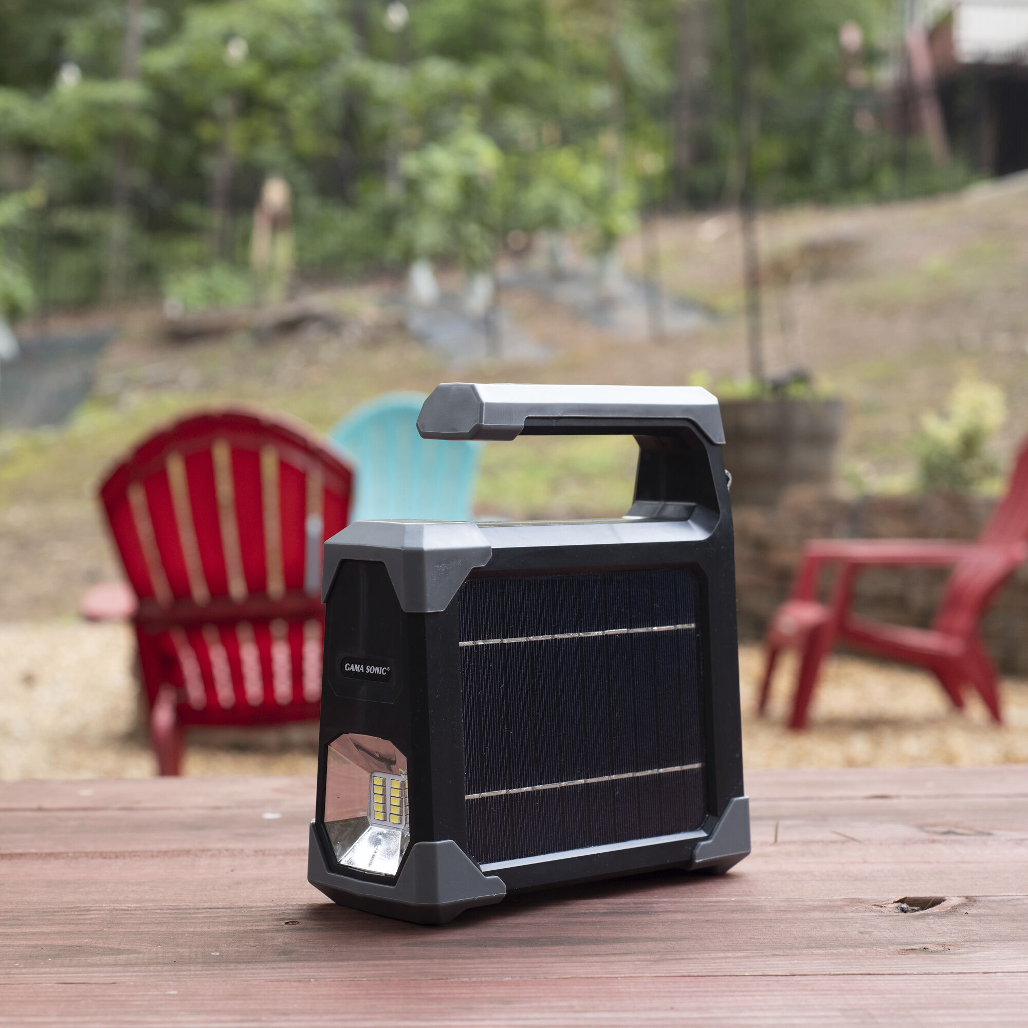 Christopher 1 Light 8.75 inch Black and Grey Security and Utility Lights, Solar