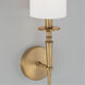 Abbie 1 Light 5 inch Aged Brass Sconce Wall Light