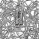 Mingle 1 Light 12 inch Polished Chrome Pendant Ceiling Light