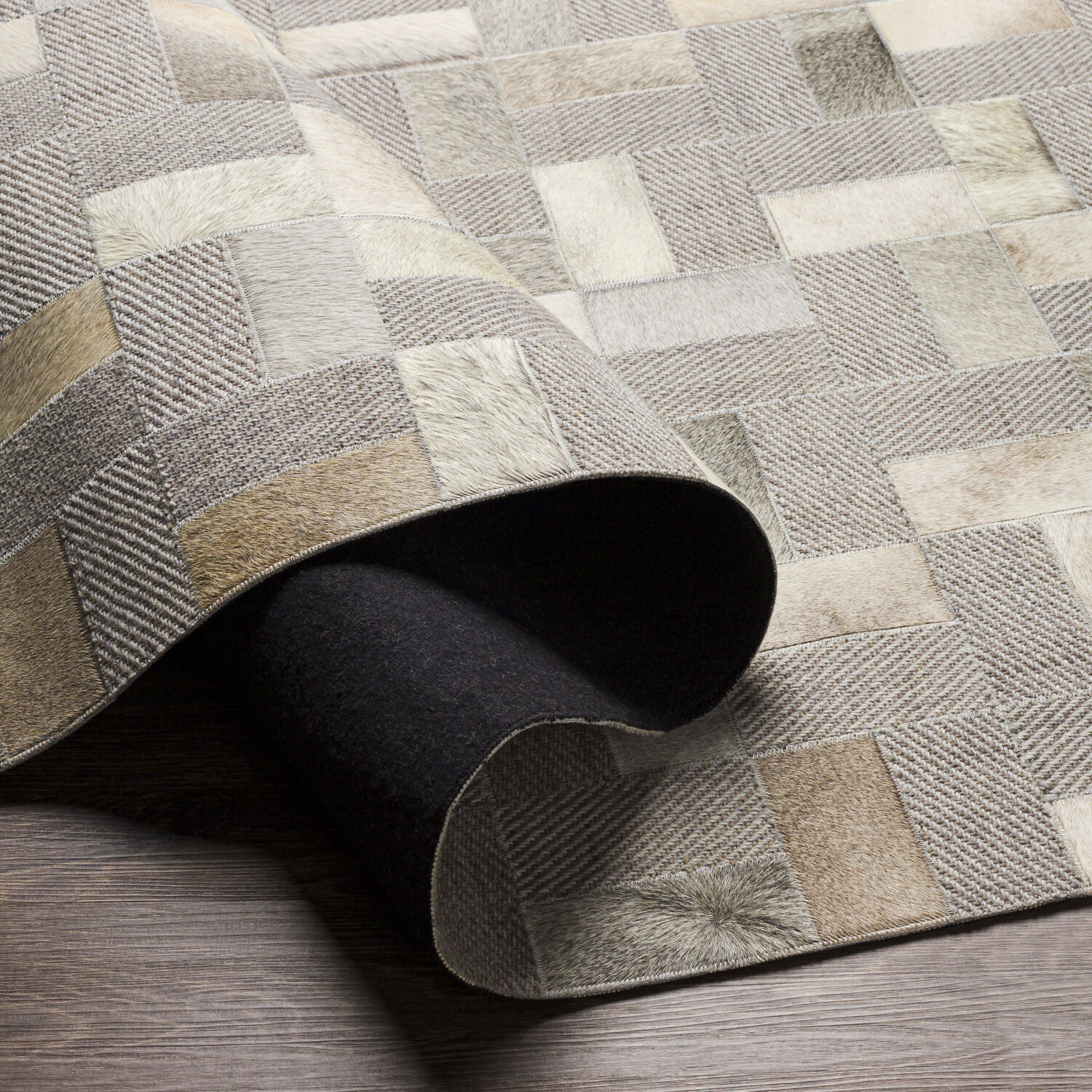 Jardin 36 X 24 inch Medium Gray Rug in 2 x 3, Rectangle