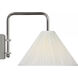 Amber Lewis Waylon LED 10 inch Polished Nickel Articulating Sconce Wall Light