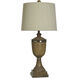 Brussels 36 inch 150 watt Brown Table Lamp Portable Light