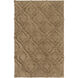 Kabru 36 X 24 inch Dark Brown Rug