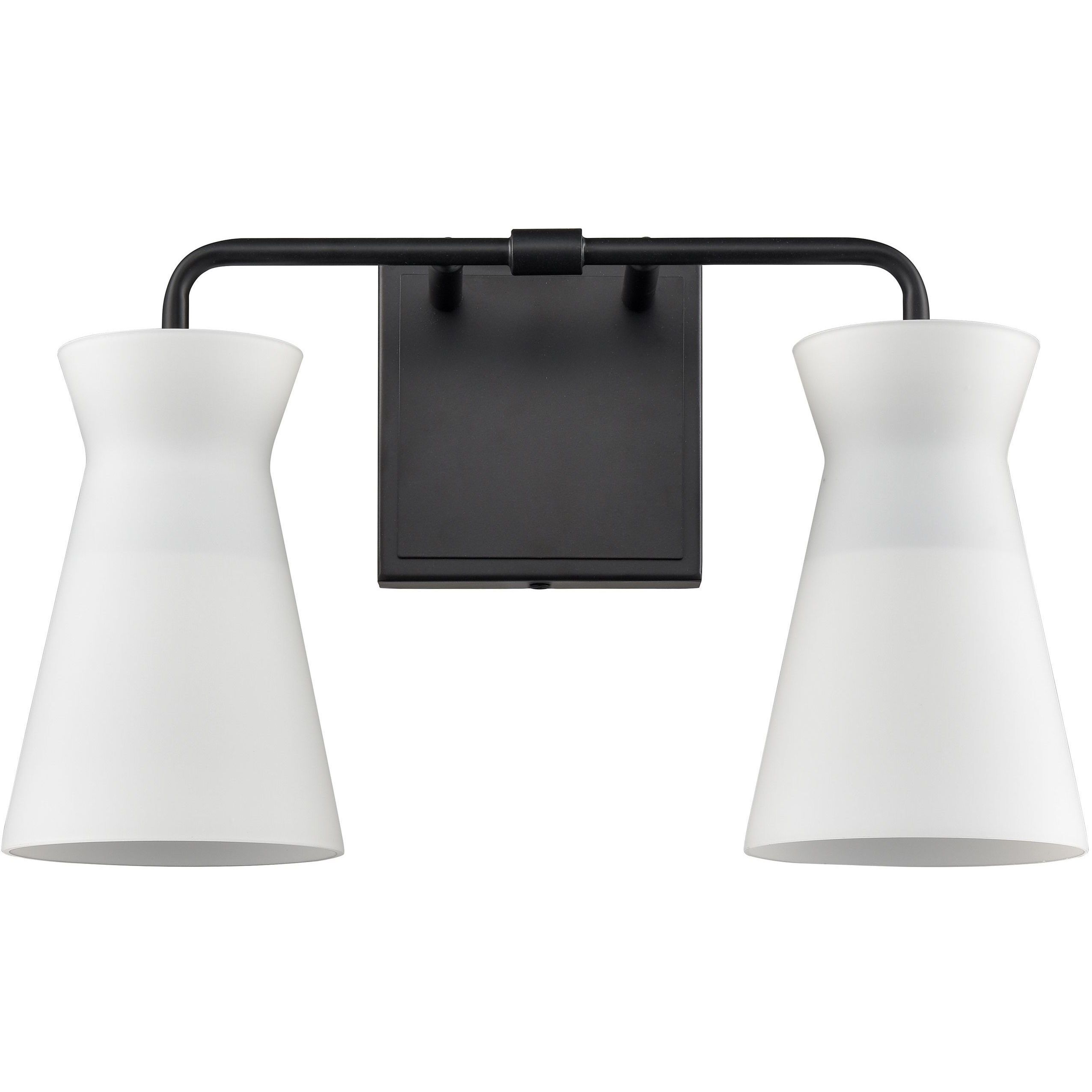 Brookville Vanity Light Wall Light in Matte Black