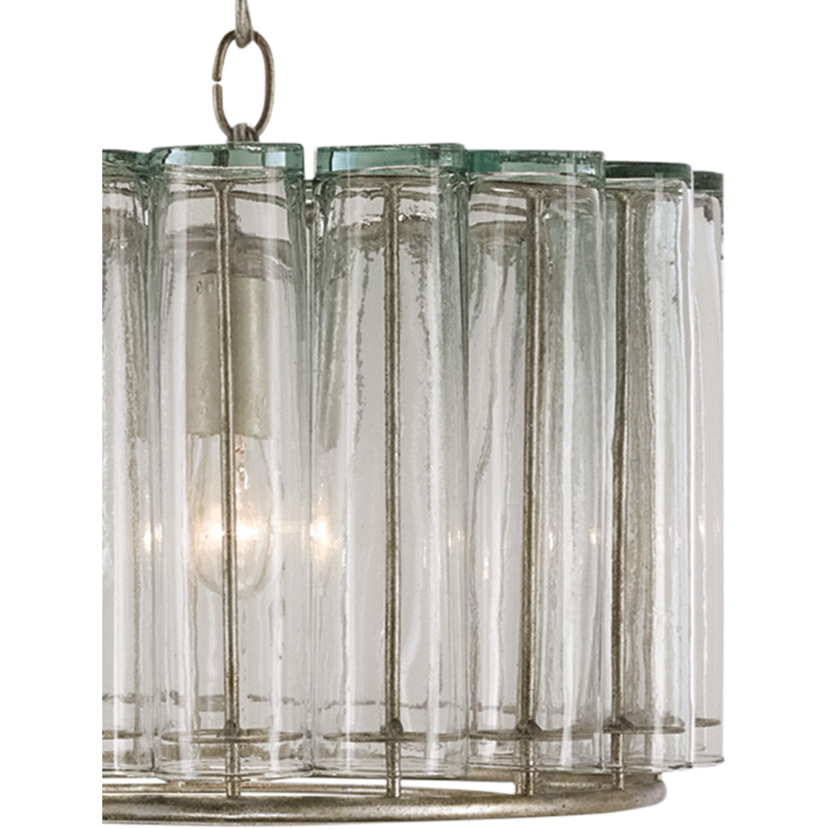 Bevilacqua 1 Light 13.25 inch Silver Leaf Pendant Ceiling Light