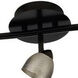 Serpentine 5 Light 120V Dark Bronze Rail Fixture Ceiling Light