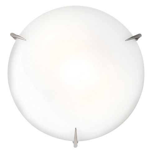 Zenon LED 16 inch Brushed Steel Flush Mount Ceiling Light