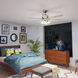 Fonthill 52 inch Brushed Nickel with Light Gray Oak Blades Ceiling Fan