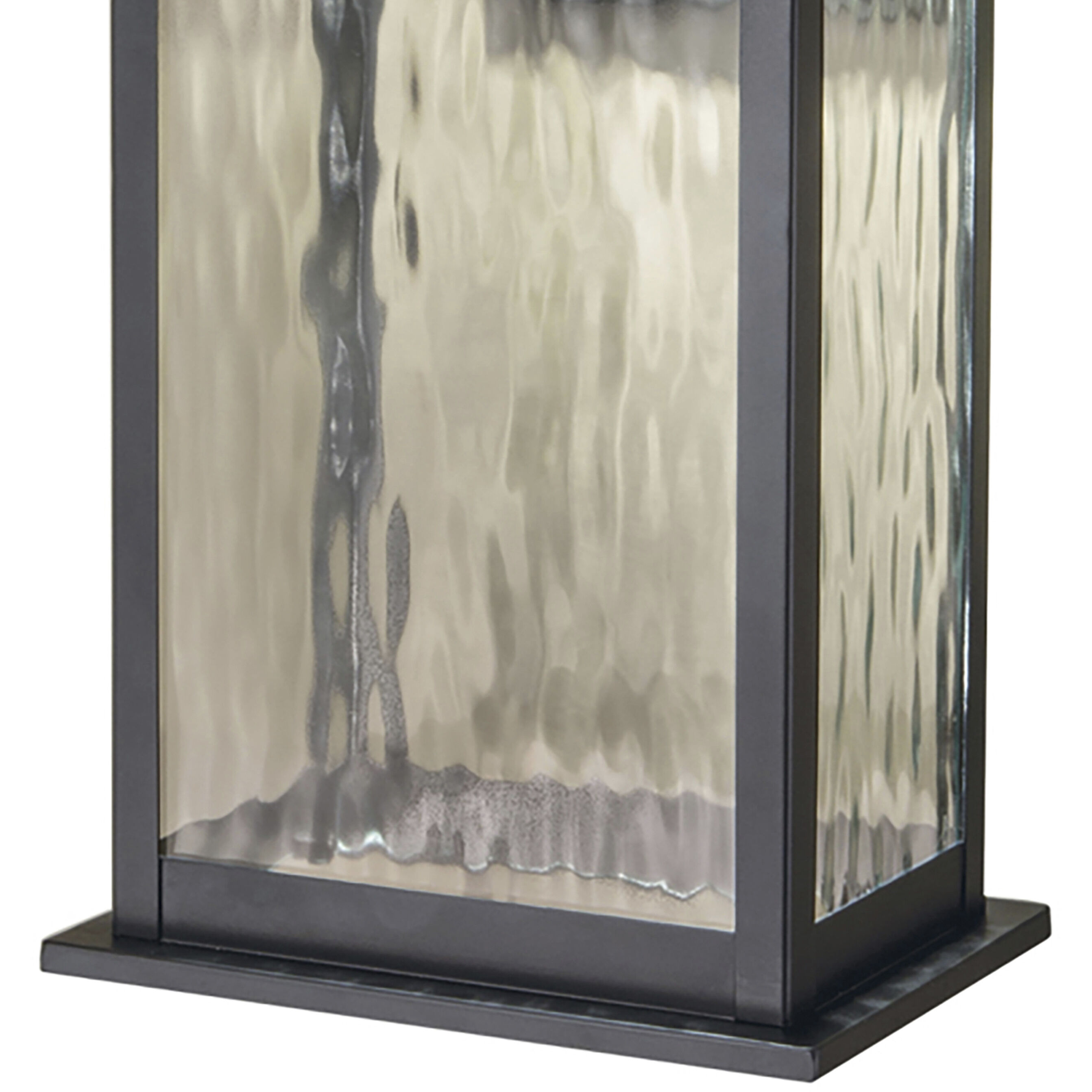 Weymouth LED 13.75 inch Gunmetal with Clear Outdoor Wall Sconce