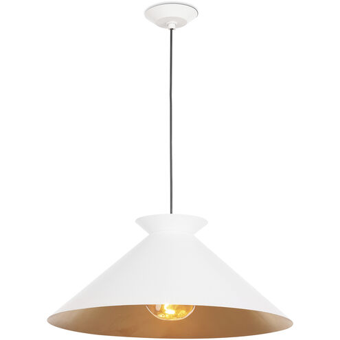 Viggo 1 Light 24 inch White Pendant Ceiling Light, Large