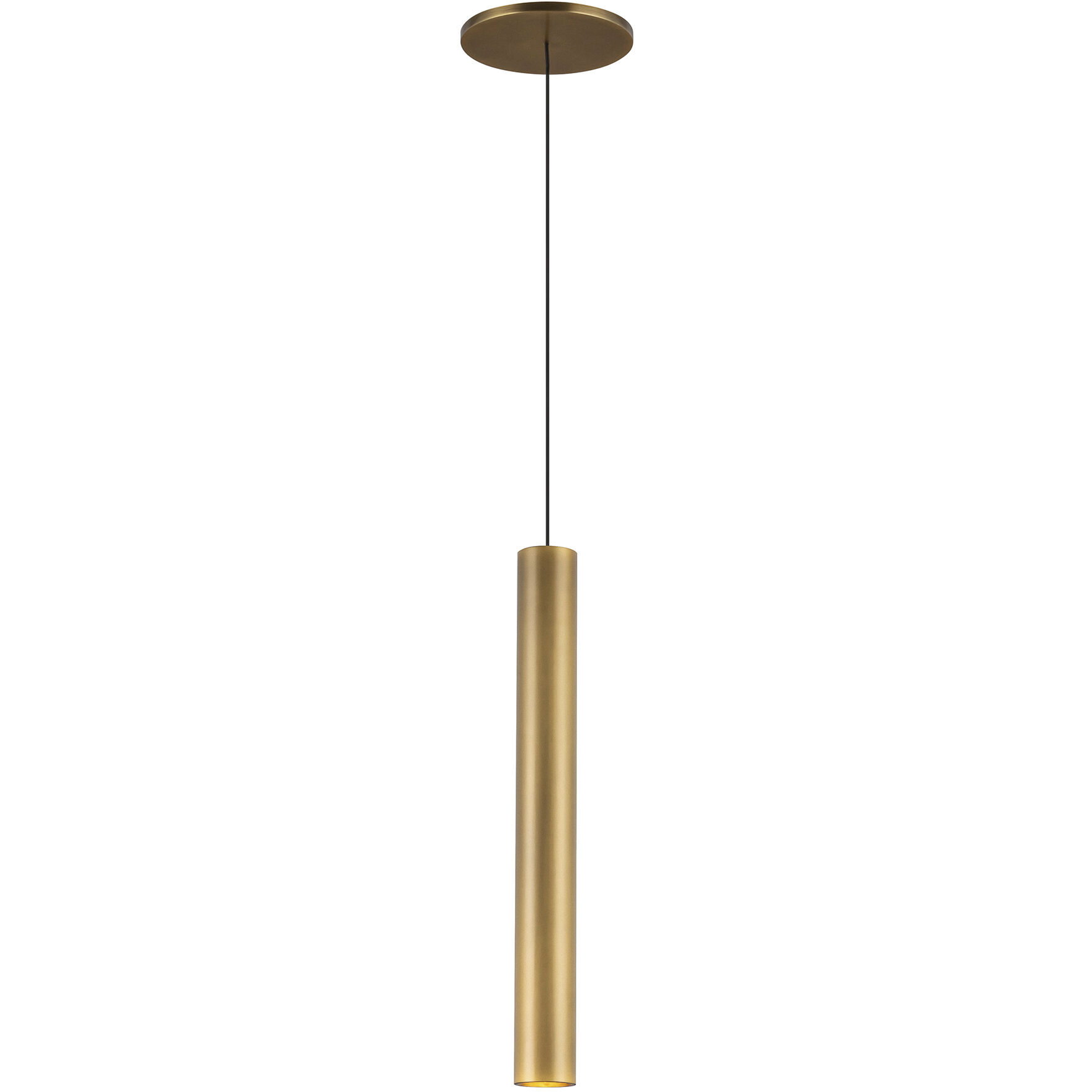 Mason Pendant Ceiling Light in Vintage Brass