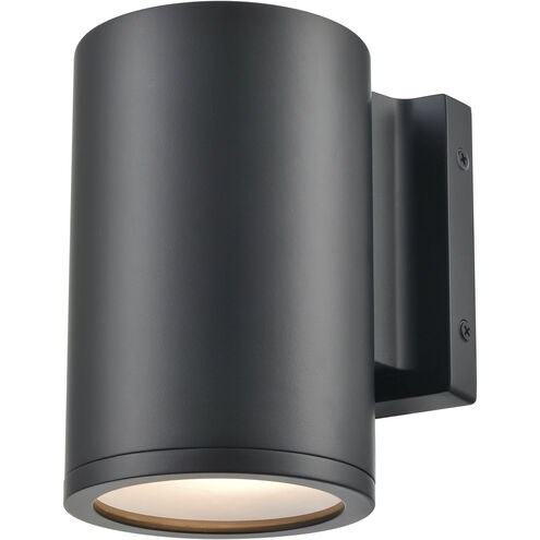 Vegas 1 Light 7 inch Matte Black Outdoor Wall Sconce