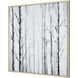 Jordan Forest Off White with Black and Antique Gold Framed Wall Art