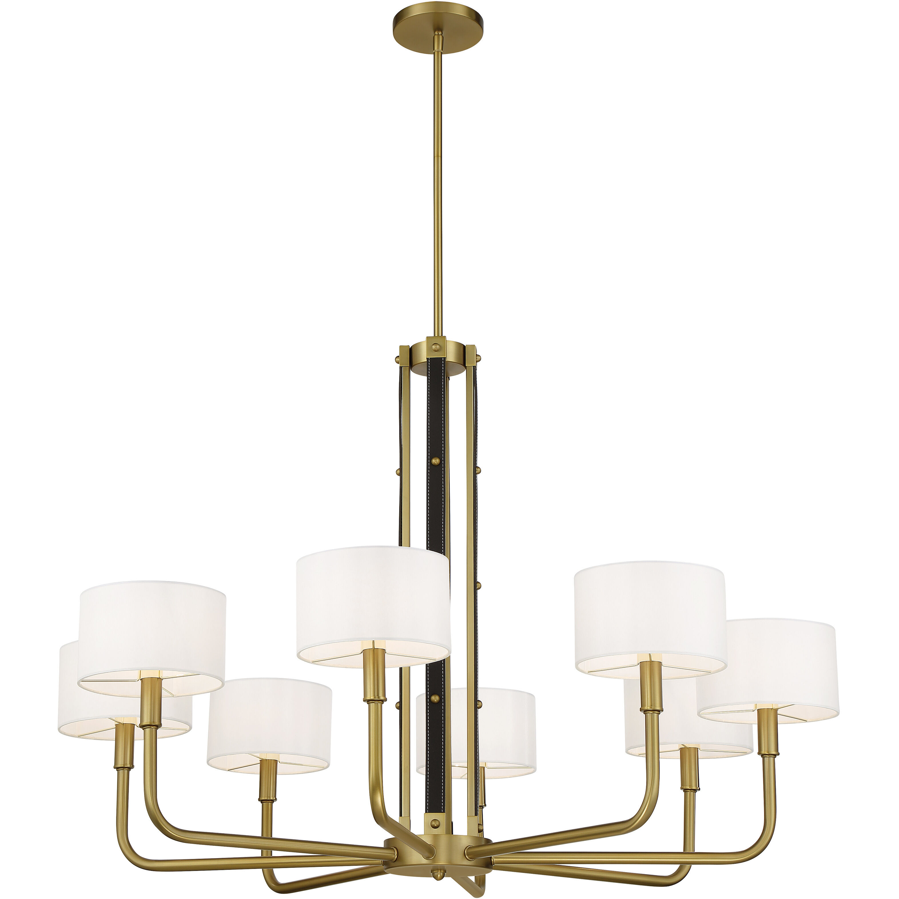 Chelsea 8 Light 40 inch Soft Brass Chandelier Ceiling Light