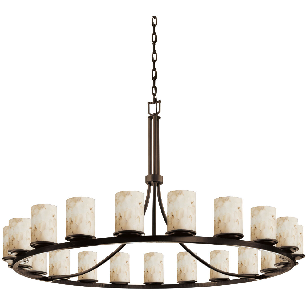 Alabaster Rocks 21 Light 60 inch Dark Bronze Chandelier Ceiling Light in 14700 Lm LED
