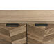 Herringbone 76.5 X 20 inch Matte Black Sideboard