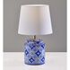 Polly 17 inch 60.00 watt Blue Table Lamps Portable Light, Simplee Adesso, 2 Pack
