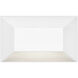 Nuvi 12v 1.90 watt Matte White Landscape Deck Sconce, Rectangular