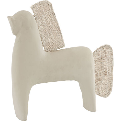 Amigo Beige and Cream Object, Horse