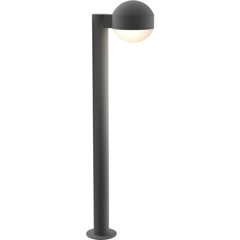 Reals 12V 10 watt Textured Gray Bollard