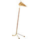 AERIN Moresby 56 inch 60.00 watt Hand-Rubbed Antique Brass Floor Lamp Portable Light