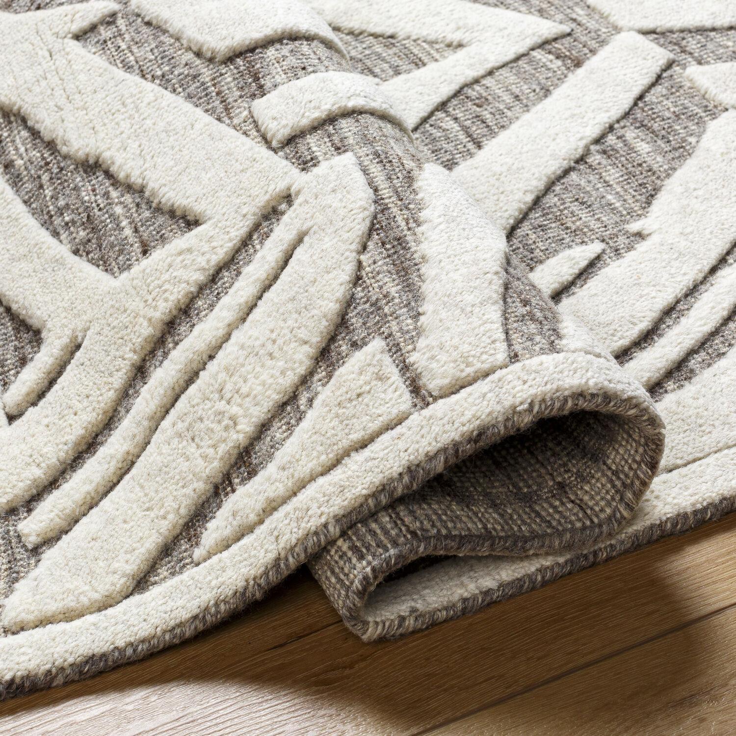 Tunus 144 X 108 inch Taupe Rug, Rectangle