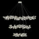 Foret 35 Light 71 inch Silver Pendant Ceiling Light