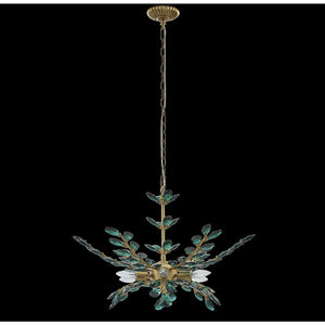Alloro 6 Light 26 inch True Brass Pendant Ceiling Light