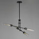 Equilibrium LED 36 inch Black Semi-Flush Mount Ceiling Light