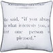 Dann Foley 24 inch White Throw Pillow