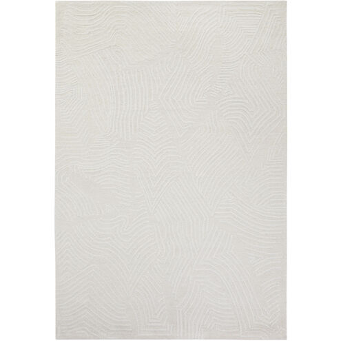 Mitra 130 X 94 inch White/Ivory Rug in 8 x 11