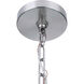 Larrson 6 Light 18 inch Brushed Polished Nickel Chandelier Ceiling Light