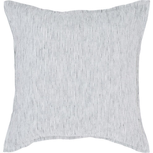 Syden 20 inch White and Black Pillow