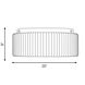 Edgemont 4 Light 20 inch Matte Black Flush Mount Ceiling Light