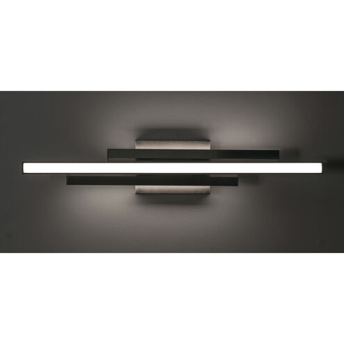 Indra 3 Light 24 inch Satin Nickel Bath Vanity Wall Light