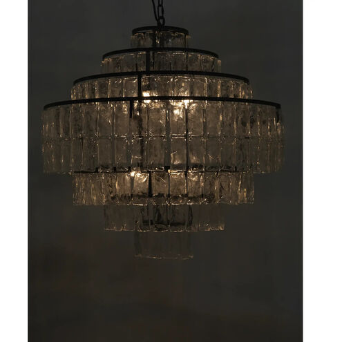 Satellite 8 Light 31.5 inch Matte Black Chandelier Ceiling Light