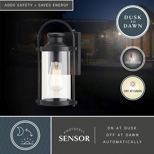 Winfield LED 11.5 inch Matte Black Outdoor Wall