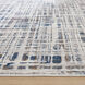 Darica 114 X 79 inch Blue Rug in 6 x 9