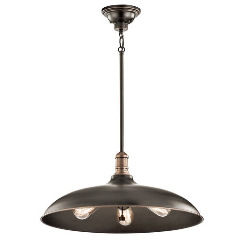 Cobson 3 Light 20 inch Olde Bronze Pendant Ceiling Light